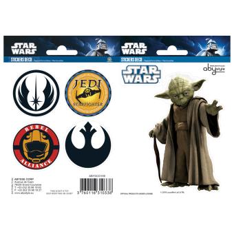 Mini stickers Yoda symboles Star Wars
