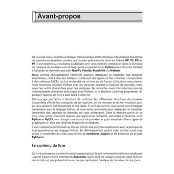 ITC Informatique Tronc Commun MPSI - Data Science