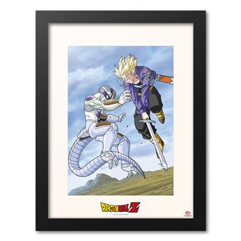 Poster encadré Dragon Ball Trunk vs Freezer