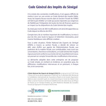 Code Général des Impôts du Sénégal