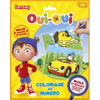 Coloriage au numéro Oui-Oui Lansay - Kit loisir créatif ...