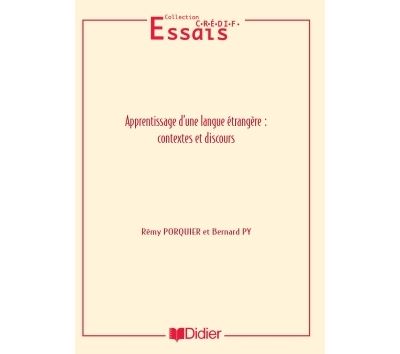 Apprentissage D'Une Langue Etrangere Et Contexte