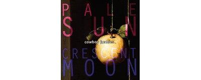 Pale sun, crescent moon