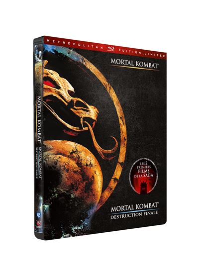 Coffret Mortal Kombat Edition Limitée Steelbook Blu-ray