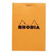 Bloc-notes quadrillé Rhodia N12 Orange