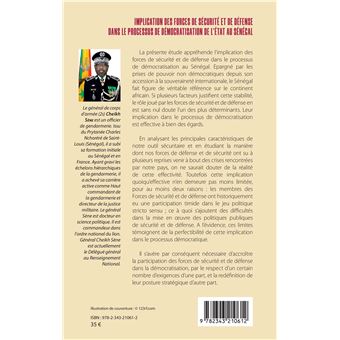 Implication des forces de sécurité et de défense dans le processus de démocratisation de l'Etat au Sénégal