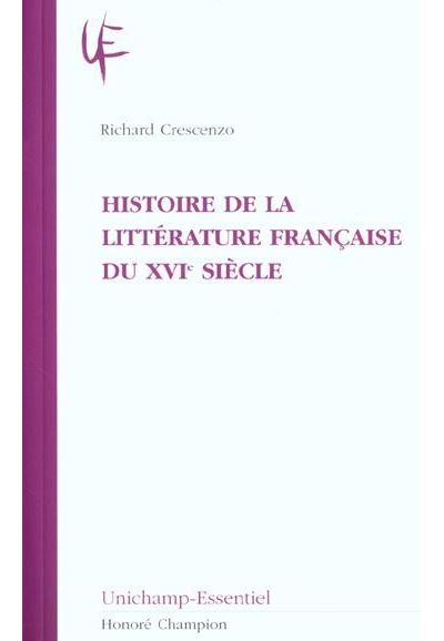 Histoire de la littérature française du XVIème siècle