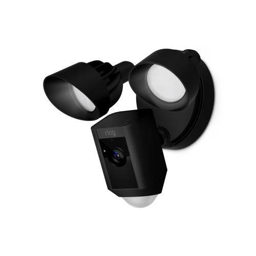 Ring Floodlight Beveiligingscamera Zwart