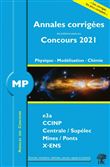 Annales corrigées Concours 2021 - MP Physique, Modélisation, Chimie