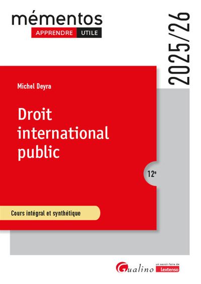 Mémento LMD, Droit international public