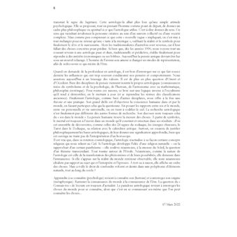 La cause philosophique de l'astrologie