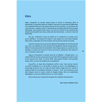 Escape game : La Tour noyée