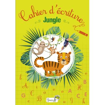 Cahier d'écriture jungle