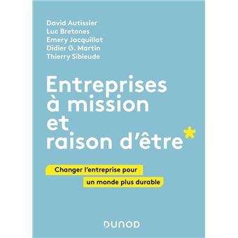 Entreprises à mission et raison d'être - 1