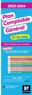 Plan comptable général - PCG - 2023-2024