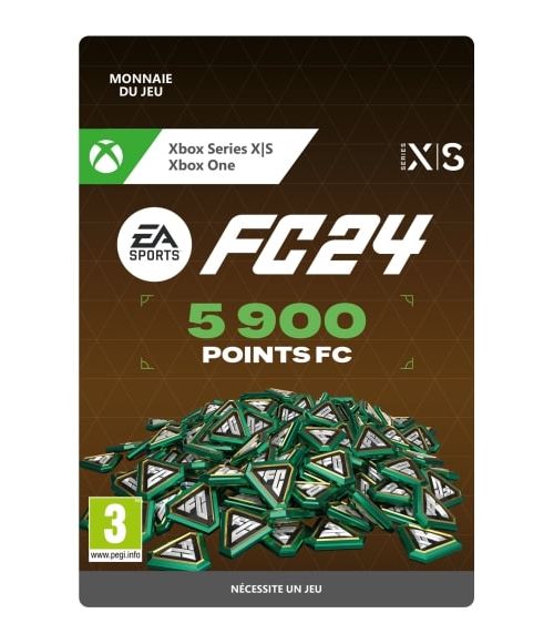 Pochette avant du jeu Code de téléchargement EA Sports FC 24 5900 Points