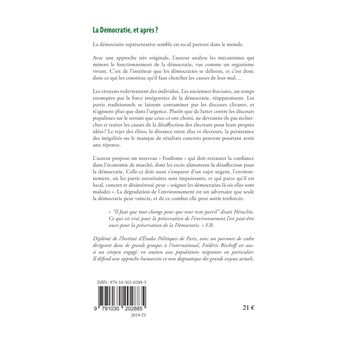 La Démocratie, et après ?