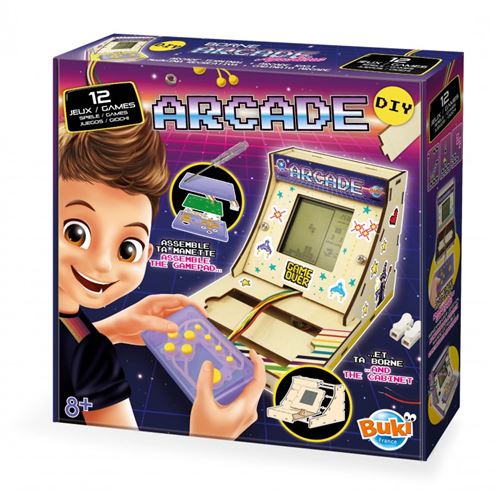Non Communiqué Multicolore Borne D Arcade Avec Autocollants 12 Jeux
