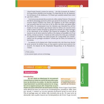 Annales Bac 2023 Français 1ère Corrigés