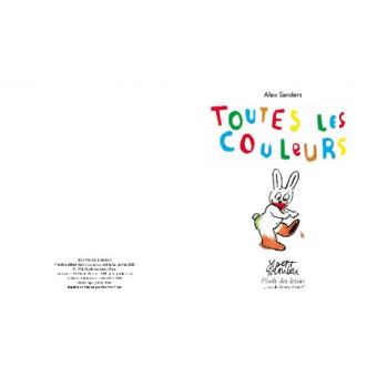 Toutes les couleurs