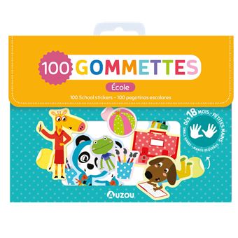 Ma pochette de gommettes - 100 gommettes l'école