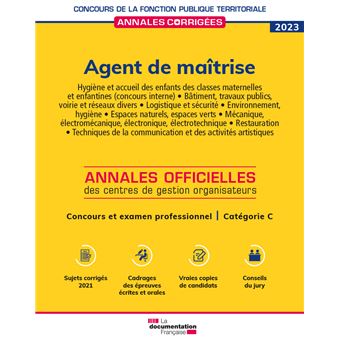 Agent de maîtrise 2023