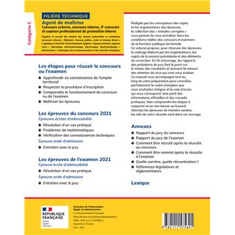 Agent de maîtrise 2023