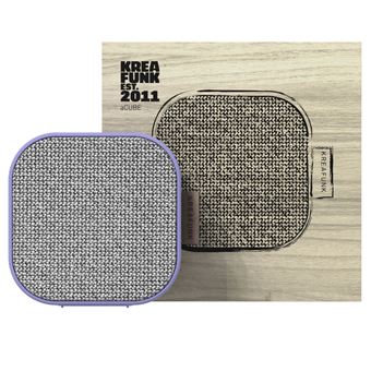 Enceinte sans fil Bluetooth Kreafunk aCUBE Spring Lavender