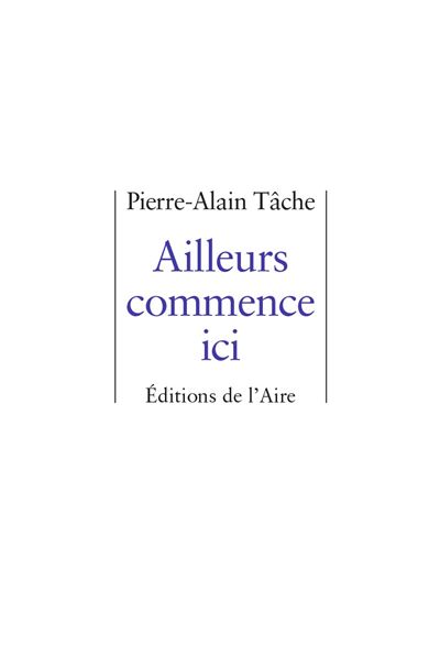 Ailleurs commence ici