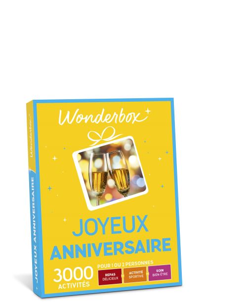 Mini Coffret Cadeau Wonderbox Joyeux Anniversaire Coffret Cadeau Achat Prix Fnac