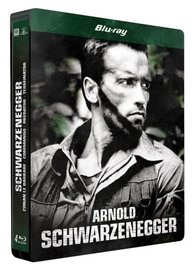 Coffret  Arnold Schwarzenegger Steelbook Edition Limitée Blu-Ray