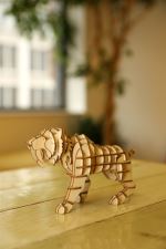 Puzzle 3D en bois Kikkerland Tigre