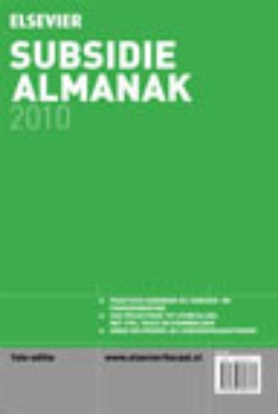 Elsevier Subsidie Almanak 2010