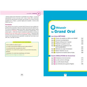 Annales du bac Annabac 2022 L'intégrale Tle SES, HGGSP, Philo, Grand Oral