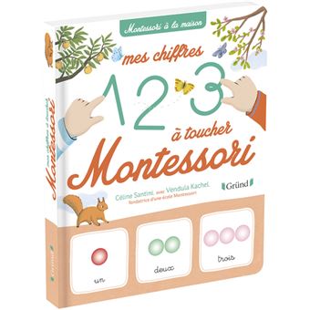 Mes chiffres à toucher Montessori