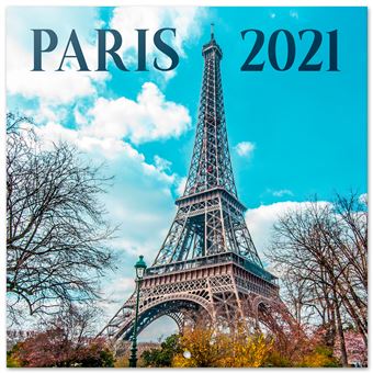 Calendrier 2021 30x30 Paris Color