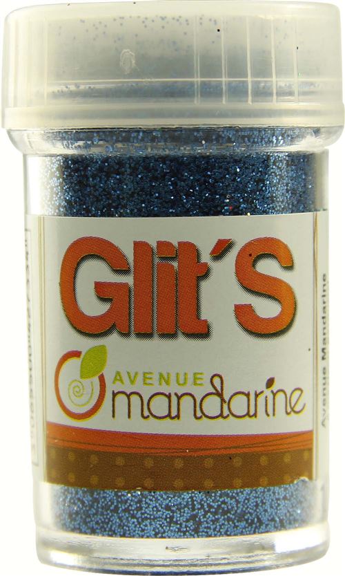 Paillettes Avenue Mandarine Glit’s 14 g Bleu azur