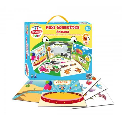Kit créatif Joustra Maxi Coffret Gommettes - Autres jeux créatifs - Achat &  prix