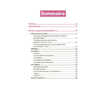 La polyarthrite rhumatoïde
