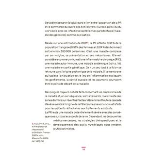 La polyarthrite rhumatoïde