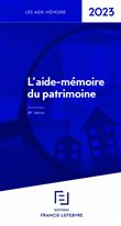 L'Aide-mémoire du patrimoine 2023 28ed