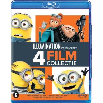 DESPICABLE ME 1-3-MINIONS BOX-NL-BLURAY