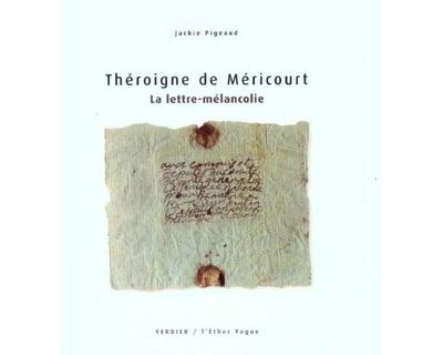 La lettre-mélancolie - Anne-Josèphe Théroigne de Méricourt - broché