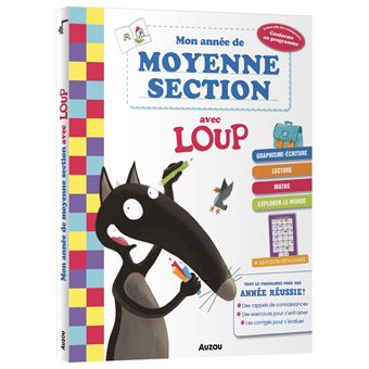 Mon année de moyenne section avec loup - cahier de soutien tout le programme