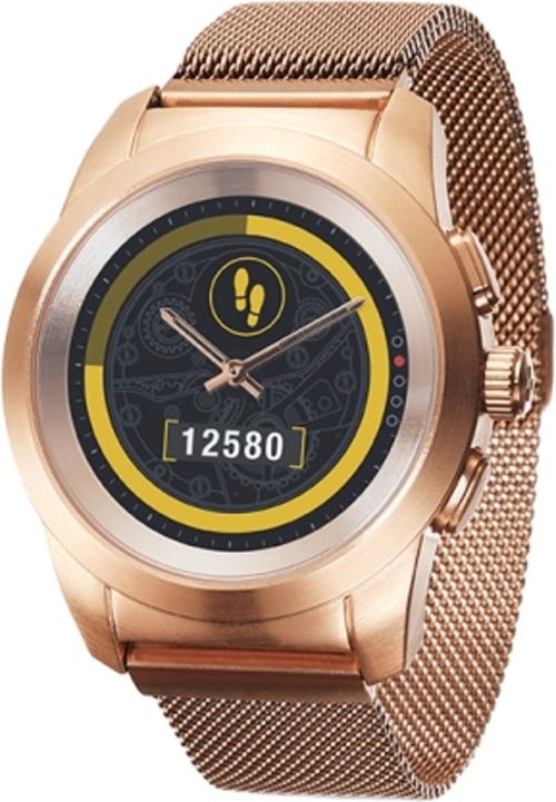 MYKRONOZ ZETIME HYBRID ELITE MILANEES 44MM ROSE GOLD