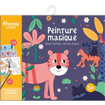 Ma pochette d'artiste - peinture magique - animaux mignons