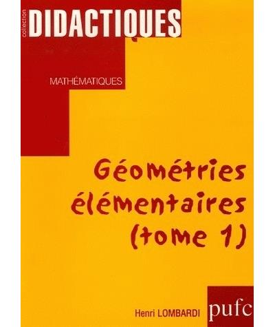 Géométries élémentaires