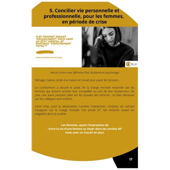 Les articles de l'Ecole des Femmes Inspirantes