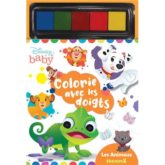 Colorie avec les doigts - Les Animaux