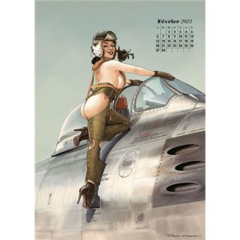 Calendrier Romain Hugault - Pin-Up - 2023